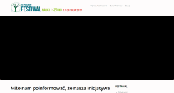 Desktop Screenshot of festiwal.umb.edu.pl