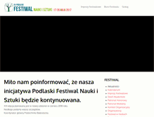 Tablet Screenshot of festiwal.umb.edu.pl
